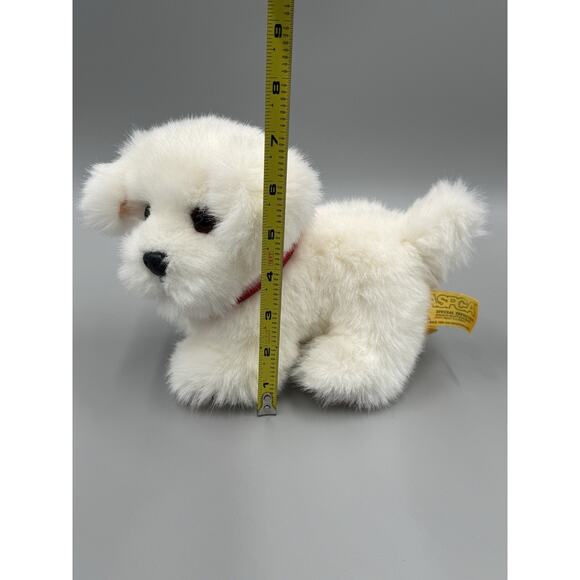 24K Polar Puff SPECIAL EFFECTS White Puppy Dog Cute Plush 1994 ASPCA - Picture 9 of 10